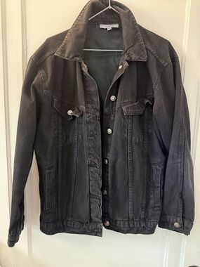 My Style Black Denim Jacket Size Medium